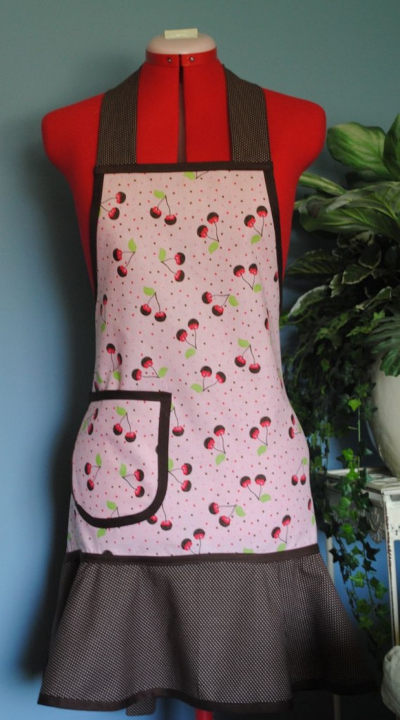 So, I went a little crazy at the fabric store the other day and bought a whole bunch of fabrics I didn’t need. This cherry print was one of them,...