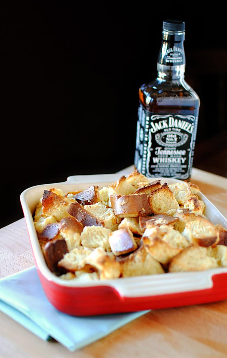 Creole Bread Pudding with Bourbon Whiskey Sauce