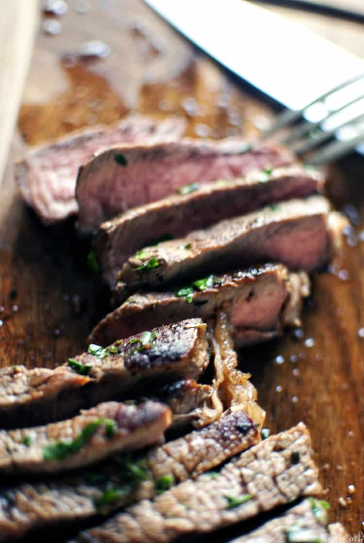London Broil with Herb Butter - Pass The Sushi