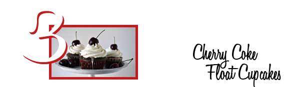 Cherry Coke Float Cupcakes