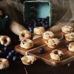 Baked Mini Blueberry Donuts from PasstheSushi.com