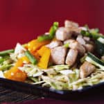 Asian Pork and Cabbage Salad via PasstheSushi.com