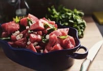 Watermelon Salad from PasstheSushi.com