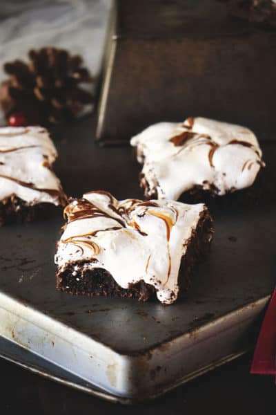 Dulce de Leche Fluff Brownies