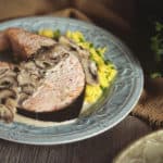 Salmon in a Saffron Cream Sauce // PasstheSushi.com