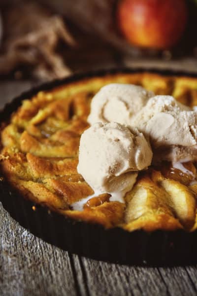 Apple and Browned Butter Custard Tart