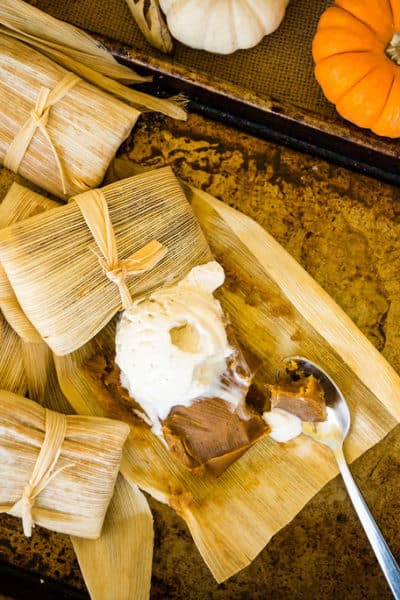 Pumpkin Pie Tamales