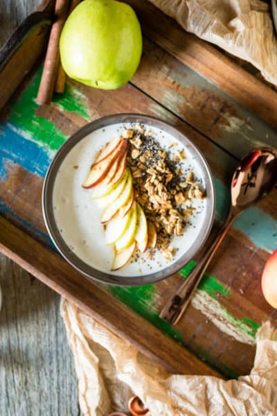 Chai Spice Apple Smoothie Bowl