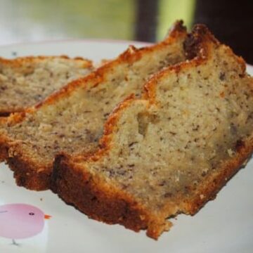 Classic banana bread. The quick bread that uses your leftover bananas. Over ripened fruit for the big snacking win. | Get the recipe at passthesushi.com