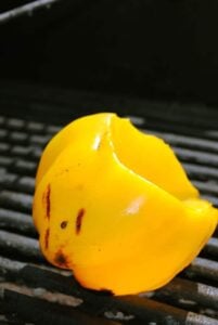 Grilled Yellow Bell Pepper