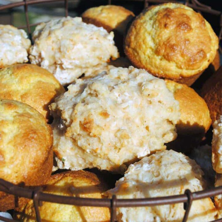 Cheddar Herb Biscuits - made with a recipe from Gina Neely at the Food Network. | Get the recipe on PassTheSushi.com