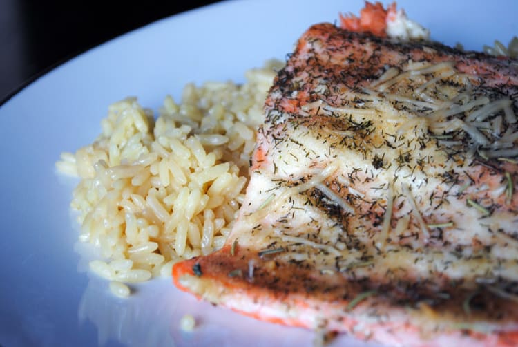 Baked Salmon with Fresh Herbs