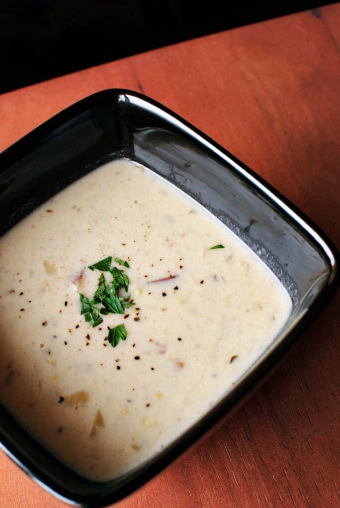 Summer Sweet Corn Chowder \\ Recipe on PassTheSushi.com