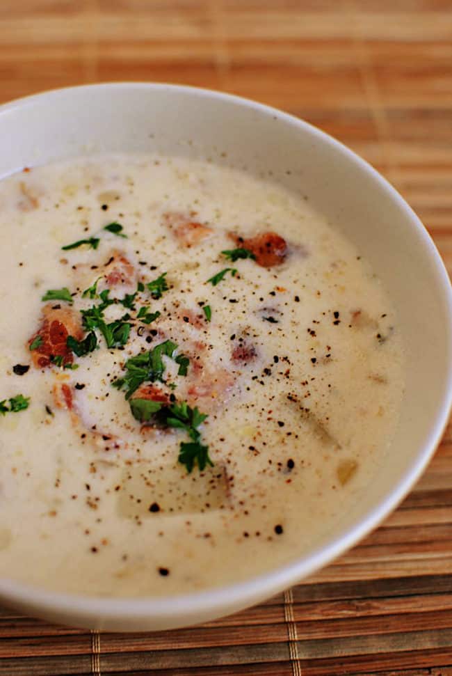 Sweet corn chowder | Kita Roberts PassTheSushi.com