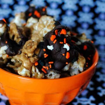 Halloween Toffee Popcorn Recipe \\ PassTheSushi.com