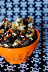 Halloween Popcorn Recipe | Kita Roberts PassTheSushi.com