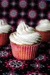 Vanilla chai cupcakes are moist and fluffy, filled with earthy spices like cardamom, ginger, and nutmeg. The vanilla chai buttercream frosting on top will give you seriously sweet dreams!