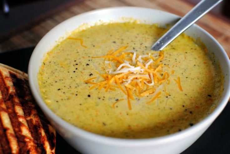 Broccoli Cheese Soup | Kita Roberts PassTheSushi.com
