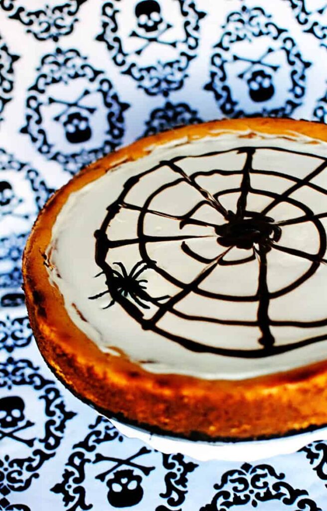 Halloween pumpkin cheesecake | Kita Roberts PassTheSushi.com