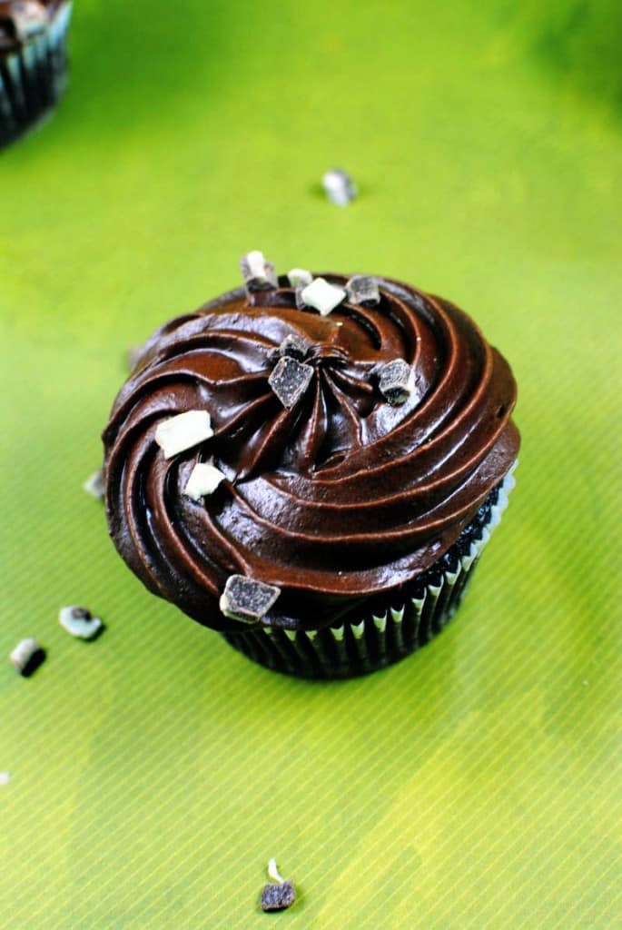 Chocolate Mint Cupcakes Recipe \\ PassTheSushi.com