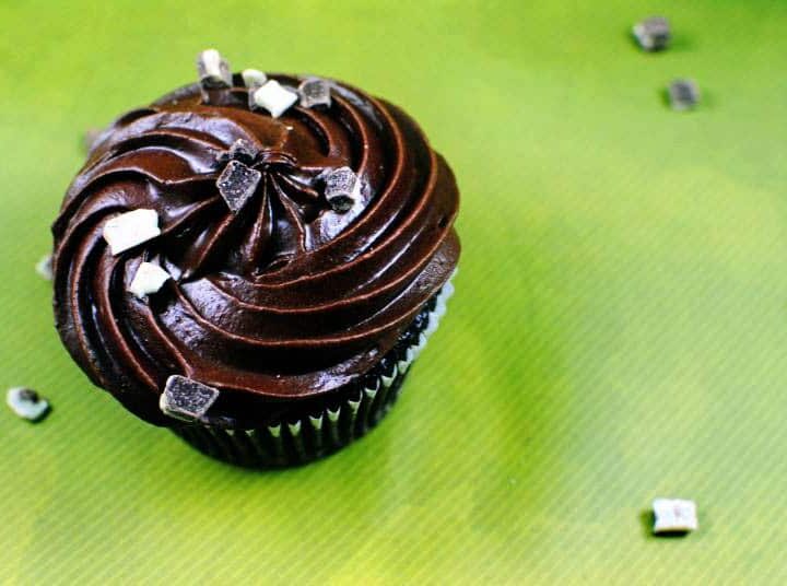 Chocolate Mint Cupcakes Recipe \\ PassTheSushi.com