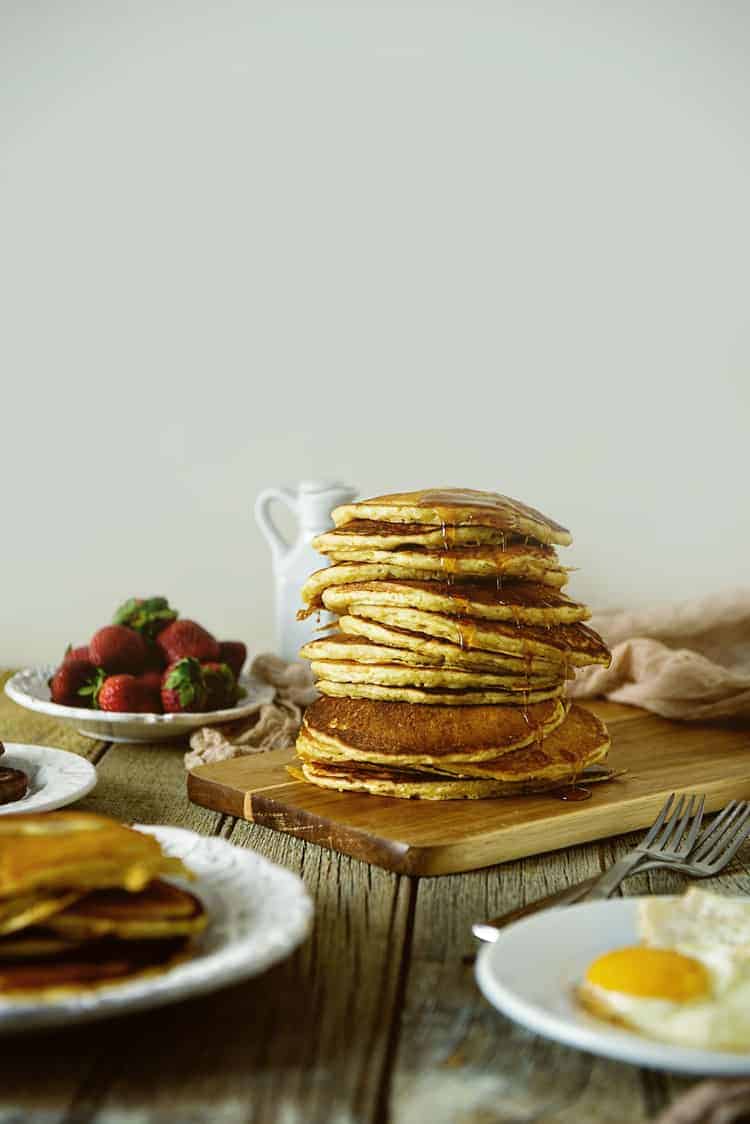 Classic Buttermilk Pancakes | Kita Roberts PassTheSushi.com