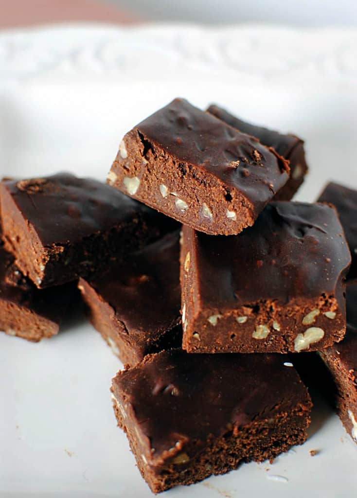No Fuss Easy Fudge Recipe \\ PassTheSushi.com