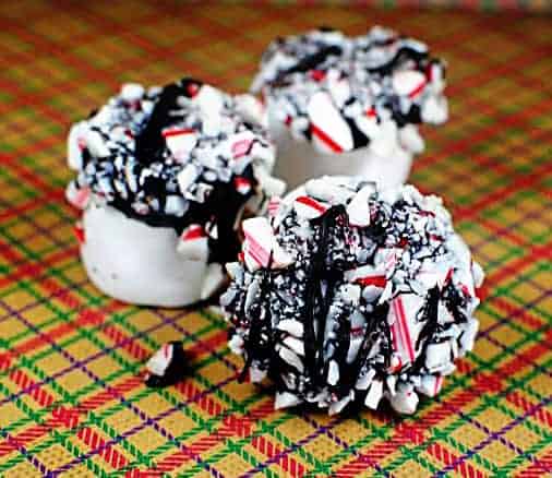 Chocolate Candy Cane Marshmallows