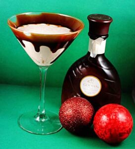 Holiday Martini Recipes - a Godiva Chocolate Martini and an Eggnog Martini Recipe \\ PassTheSushi.com