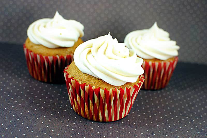 Spiced Pumpkin Cupcakes for my SiTs day