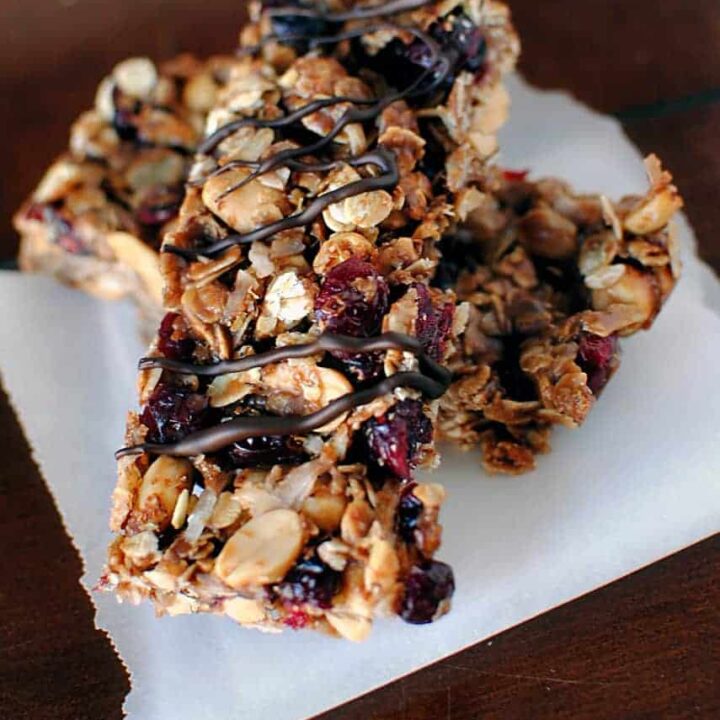 Nutella Peanut Butter Granola Bars Recipe \\ PassTheSushi.com