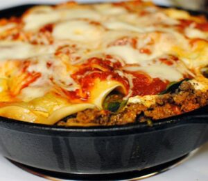 Meaty Skillet Lasagna Recipe \\ PassTheSushi.com