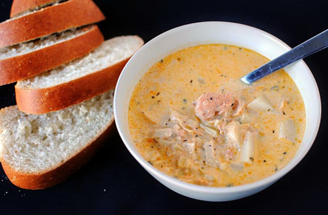 Smoked Salmon Chowder Recipe \\ PassTheSushi.com