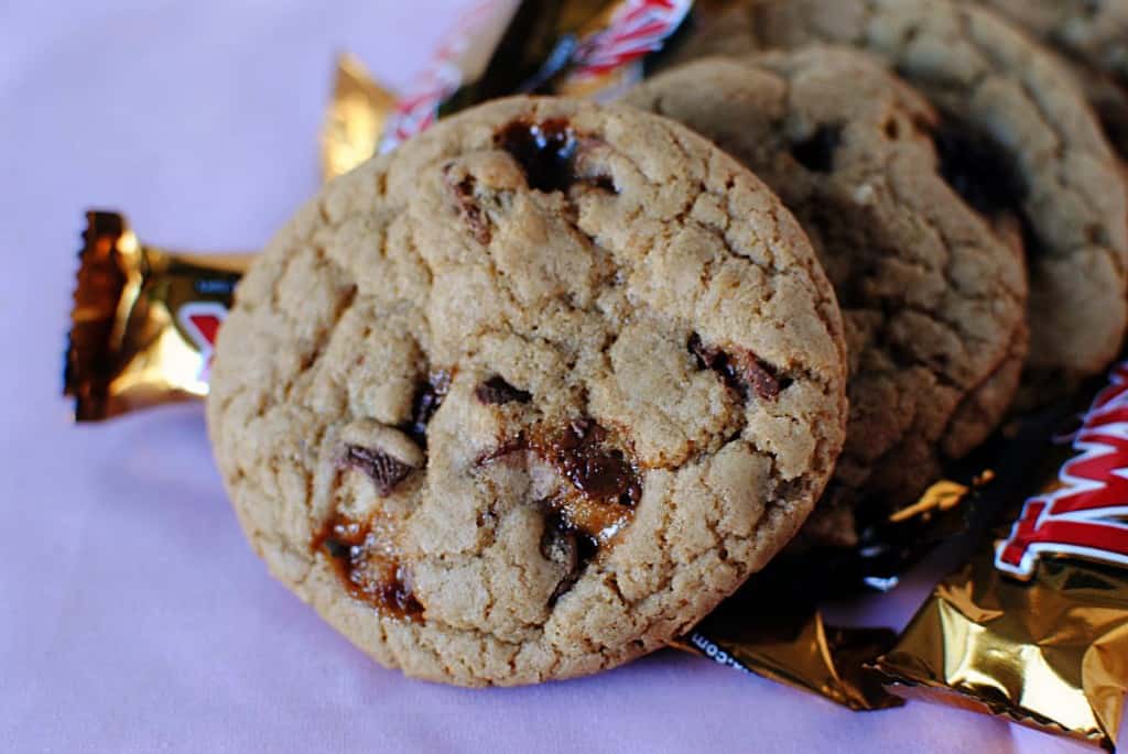 Chunky Twix Cookies Recipe \\ PassTheSushi.com