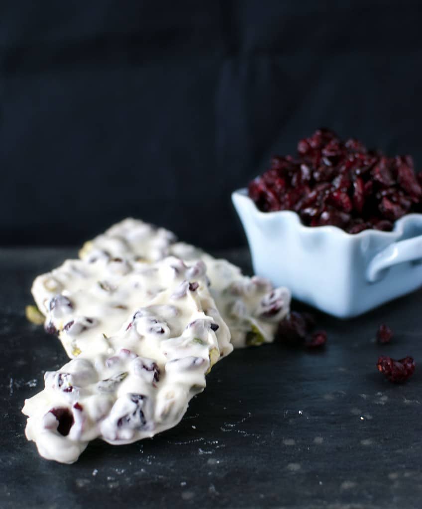 Homemade White Chocolate Bark Recipe \\ PassTheSushi.com