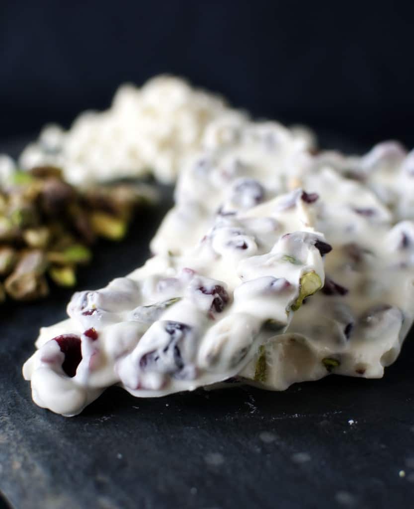 Homemade White Chocolate Bark \\ Get the recipe on PassTheSushi.com