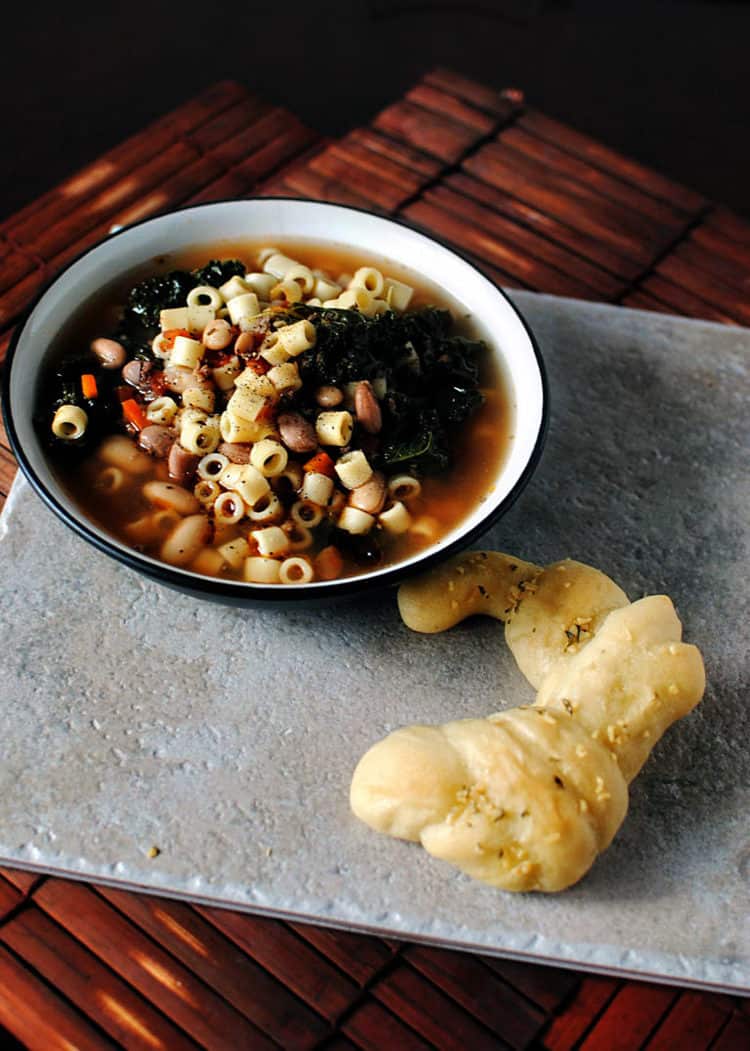 Cranberry Bean Pasta Fagioli - Pass The Sushi