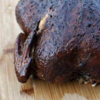 Simple mesquite smoked chicken will turn your bland, boring chicken into a tender chicken dinner that's packed with flavor. The secret lies in flavorful dry rub and the mesquite wood chips. Get the recipe on PassTheSushi.com