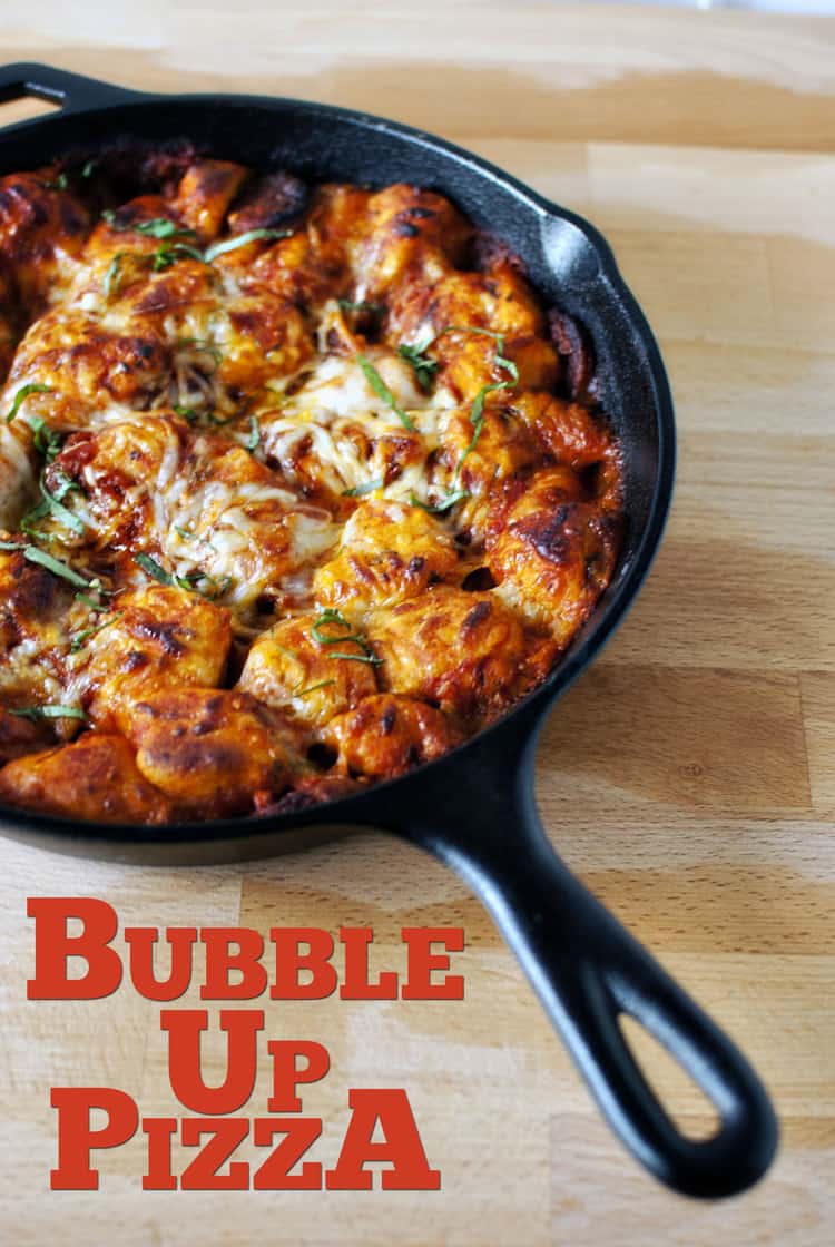 Bubble Up Pizza - a fast and easy recipe for kids of all ages