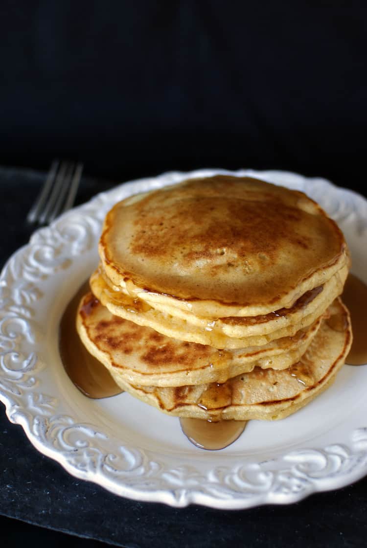 Cornmeal pancakes recipe \\ Pass the Sushi