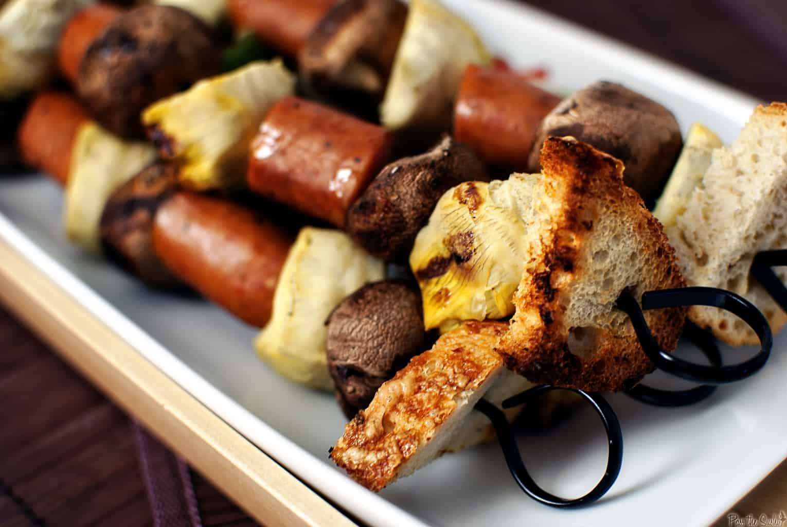 Sausage Kabobs {quick Dinner Fixins} Pass The Sushi