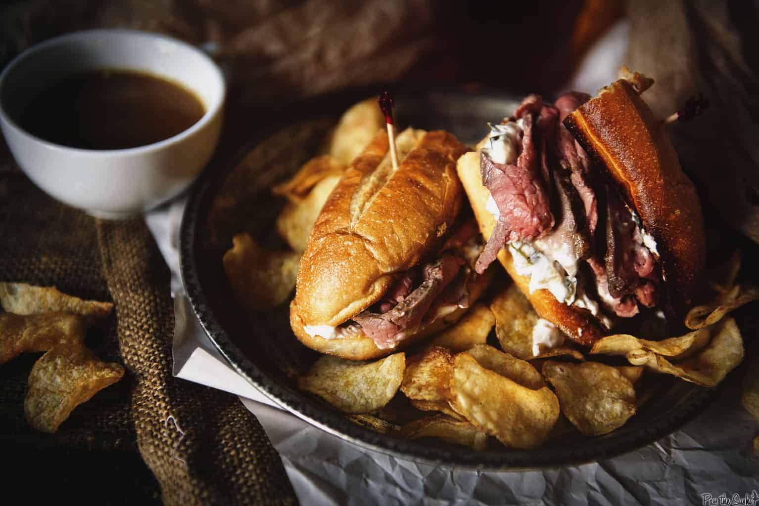 French Dip Sandwiches | Kita Roberts PassTheSushi.com