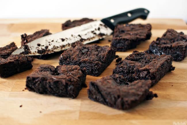 Caramel Bacon Brownies \\ PassTheSushi.com