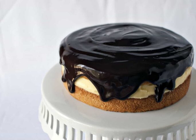 Boston Cream Pie \\ Recipe on PassTheSushi.com