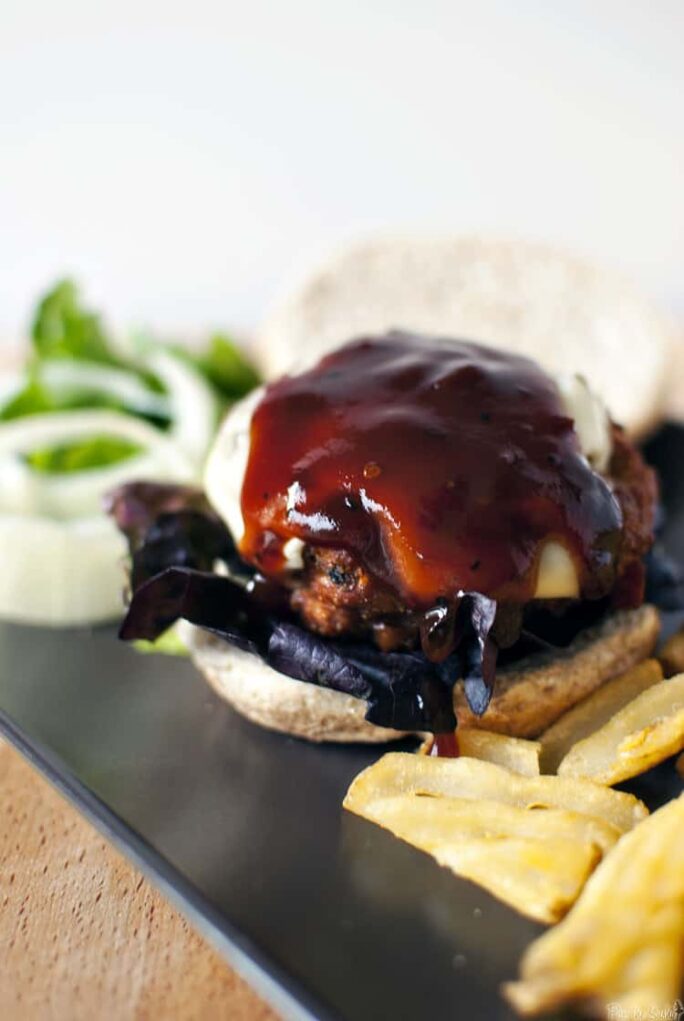 Barbecue Chicken Burgers - Pass The Sushi