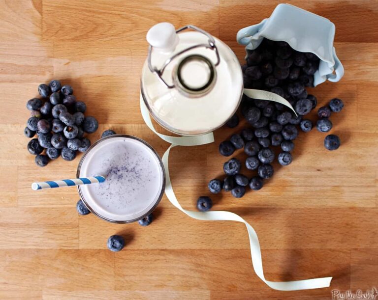 Blueberry Milk for your Inner Kid