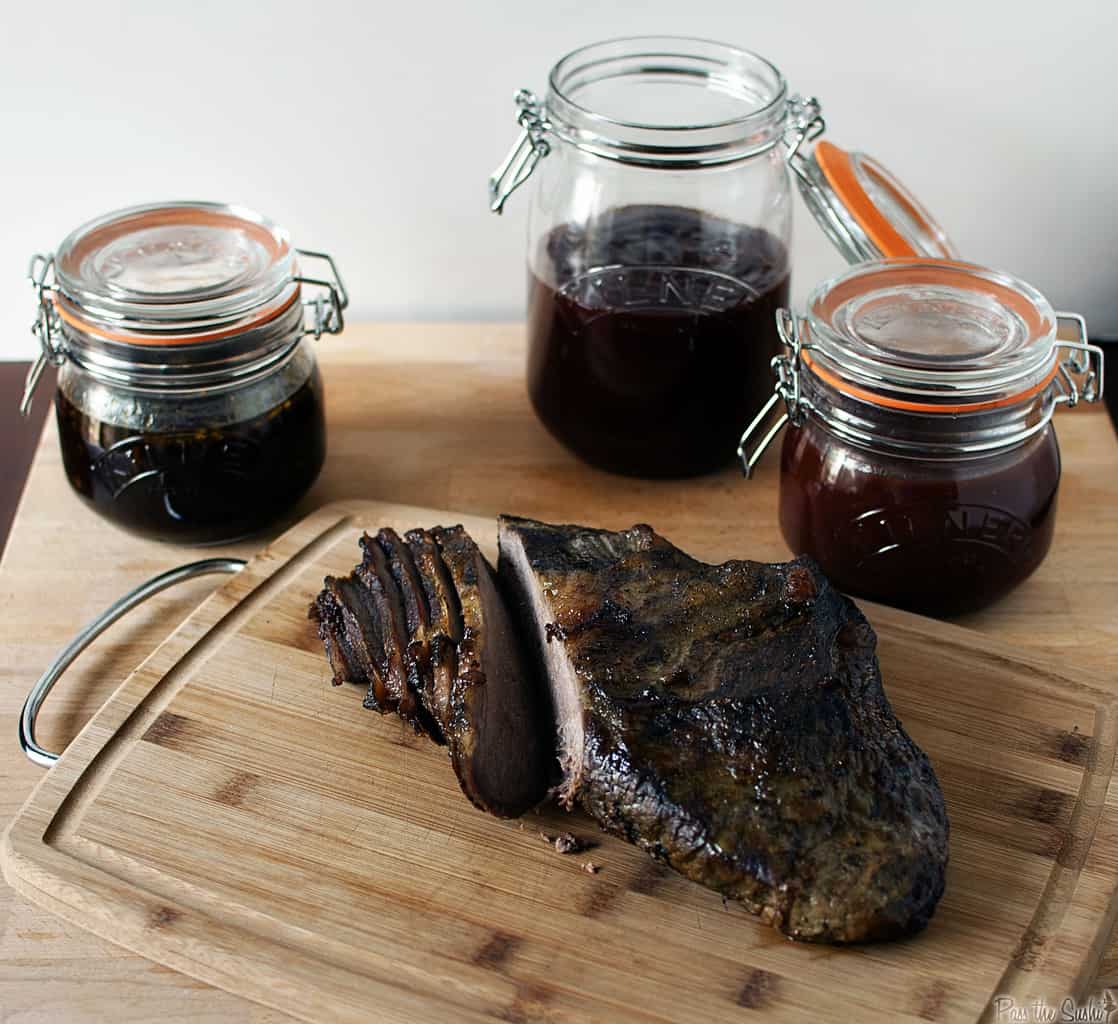 3 homemade barbecue sauce recipes are here to help you get in the grilling mood. Fire up your grill and use one of these flavorful BBQ sauces for dinner! \\ Recipes on PassTheSushi.com