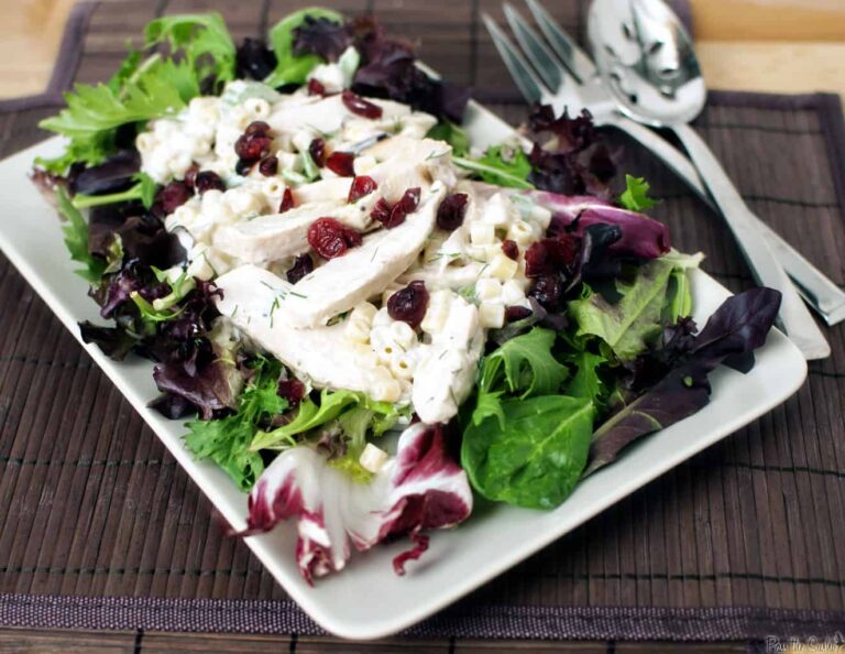 Creamy Chicken Pasta Salad {Quick Dinner Fixins}