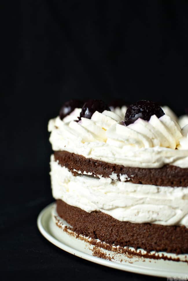 Swiss Black Forest Cake // Recipe on PassTheSushi.com
