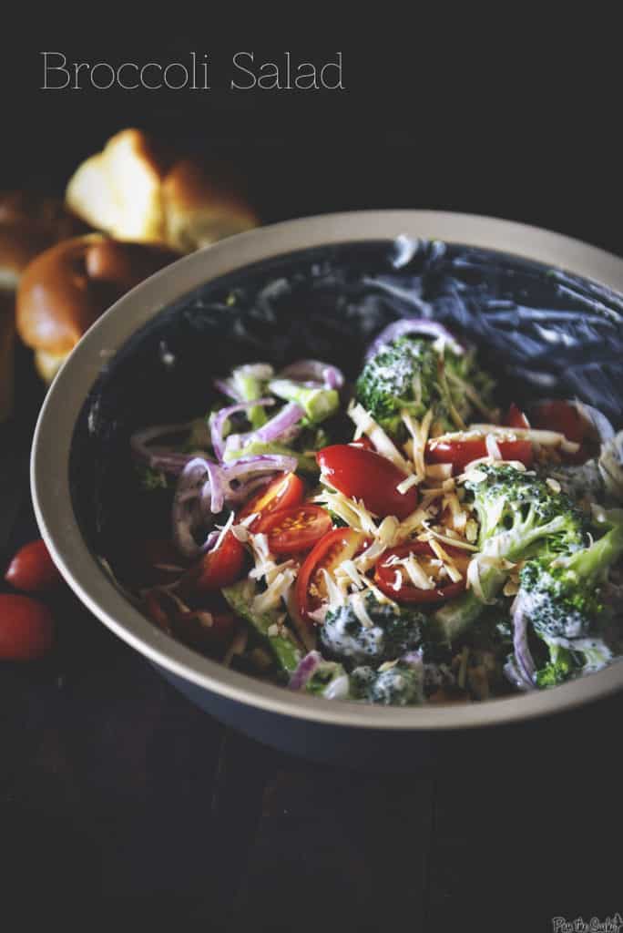Bacon Cheddar Broccoli Salad | Kita Roberts PassTheSushi.com